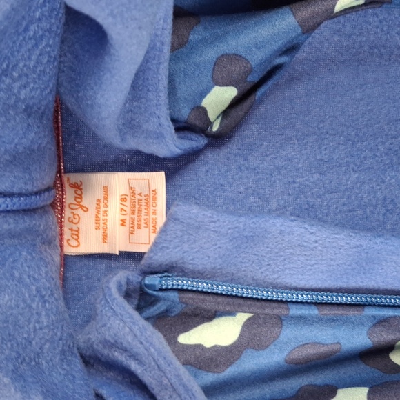 NWT Cat & Jack Girls Onsesie Pajama size M (7/8) - Picture 4 of 9